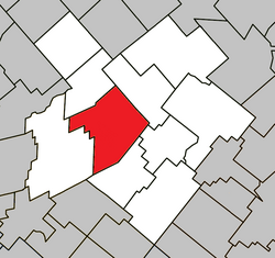 Plessisville location diagram